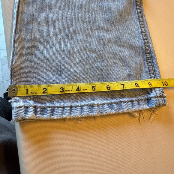 (SOLD) Aeropostale Benton Original Bootcut Jeans Mens Size 32 Distressed Grunge - Picture 13 of 15